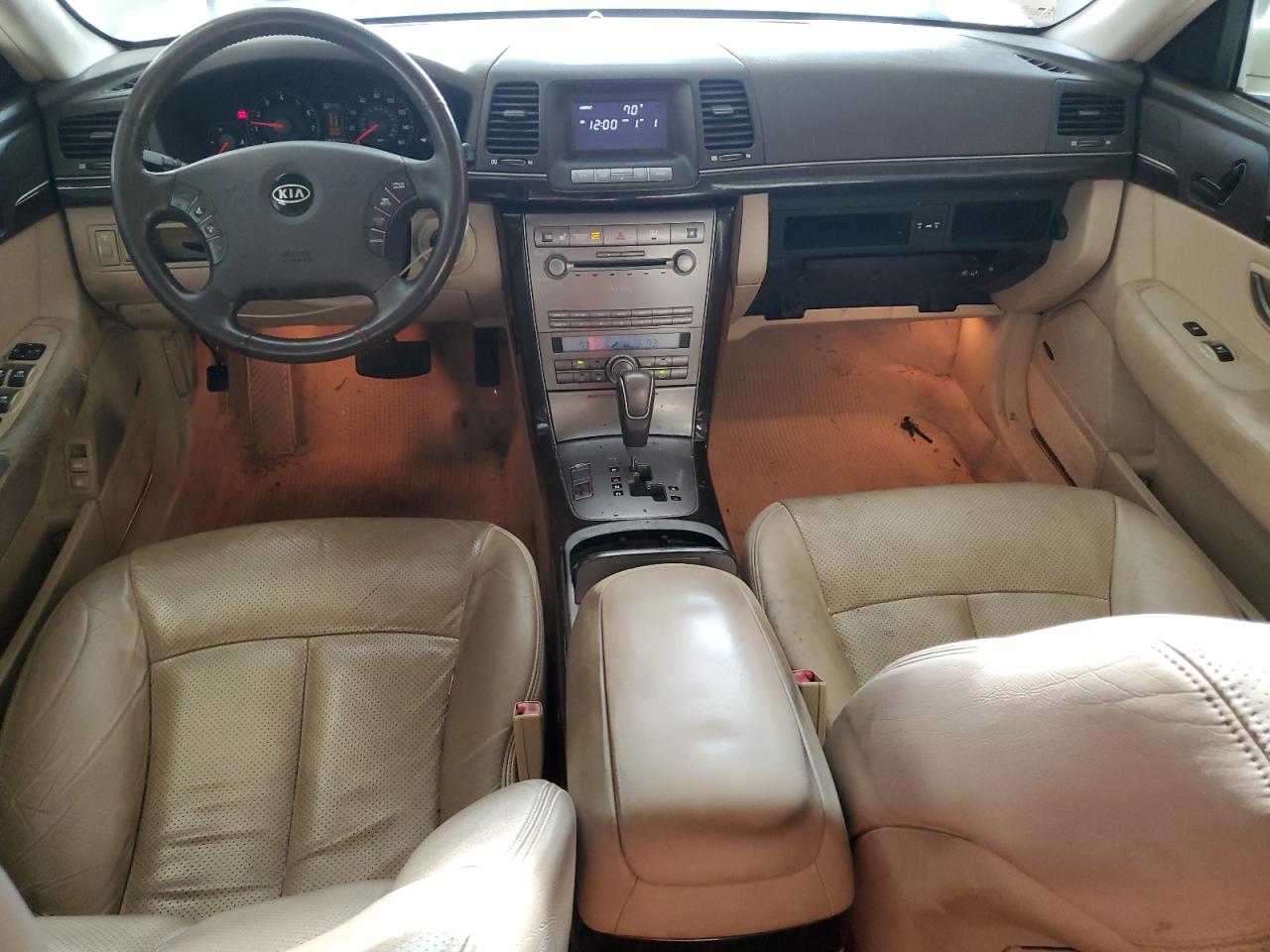 2007 KIA Amanti VIN KNALD125X75138512 Copart auction photo, front end / minor dent/scratches damage thumbnail 8