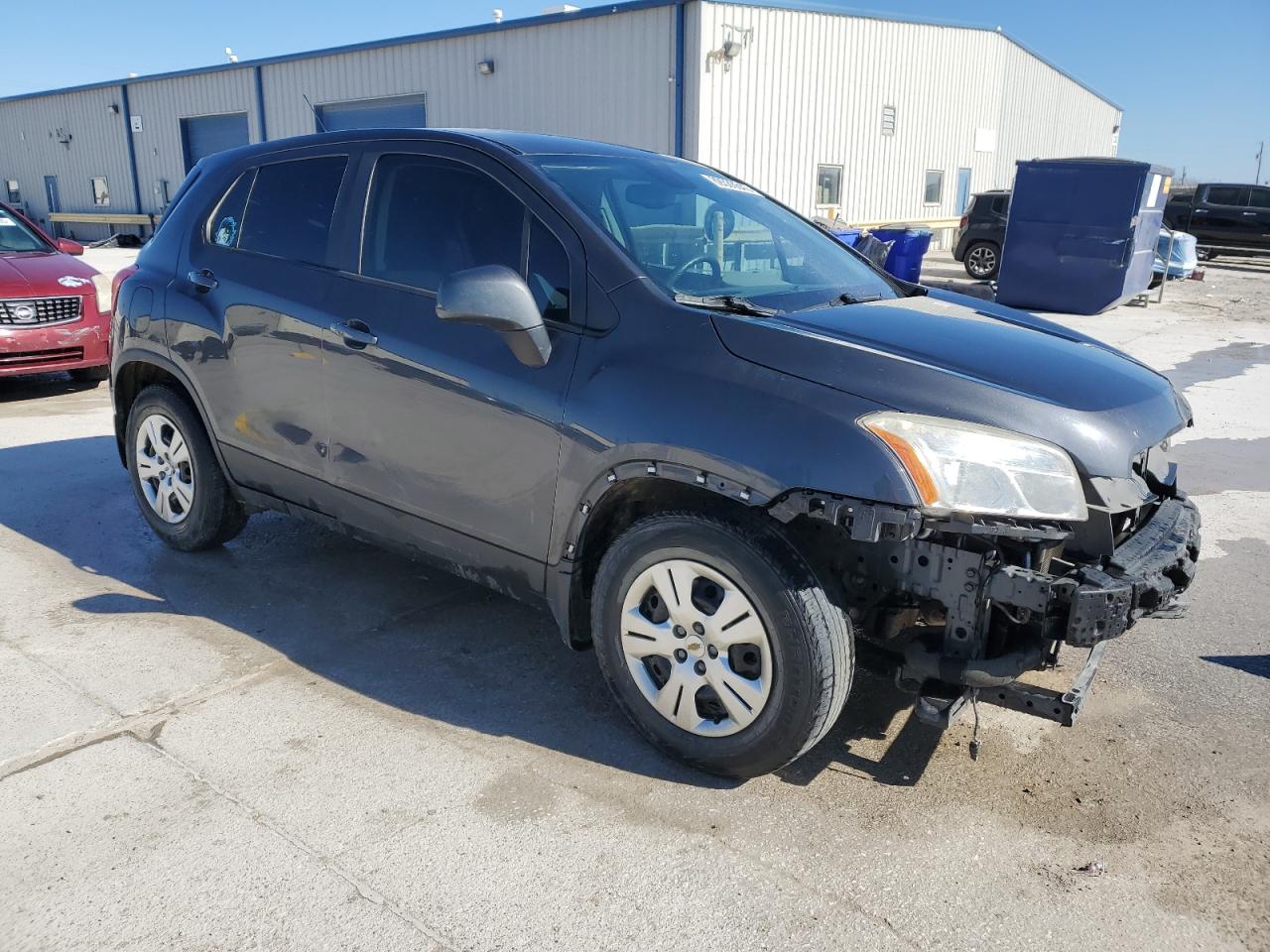 2016 Chevrolet Trax VIN 3GNCJKSB5GL133345 Copart auction photo, front end / hail damage thumbnail 4