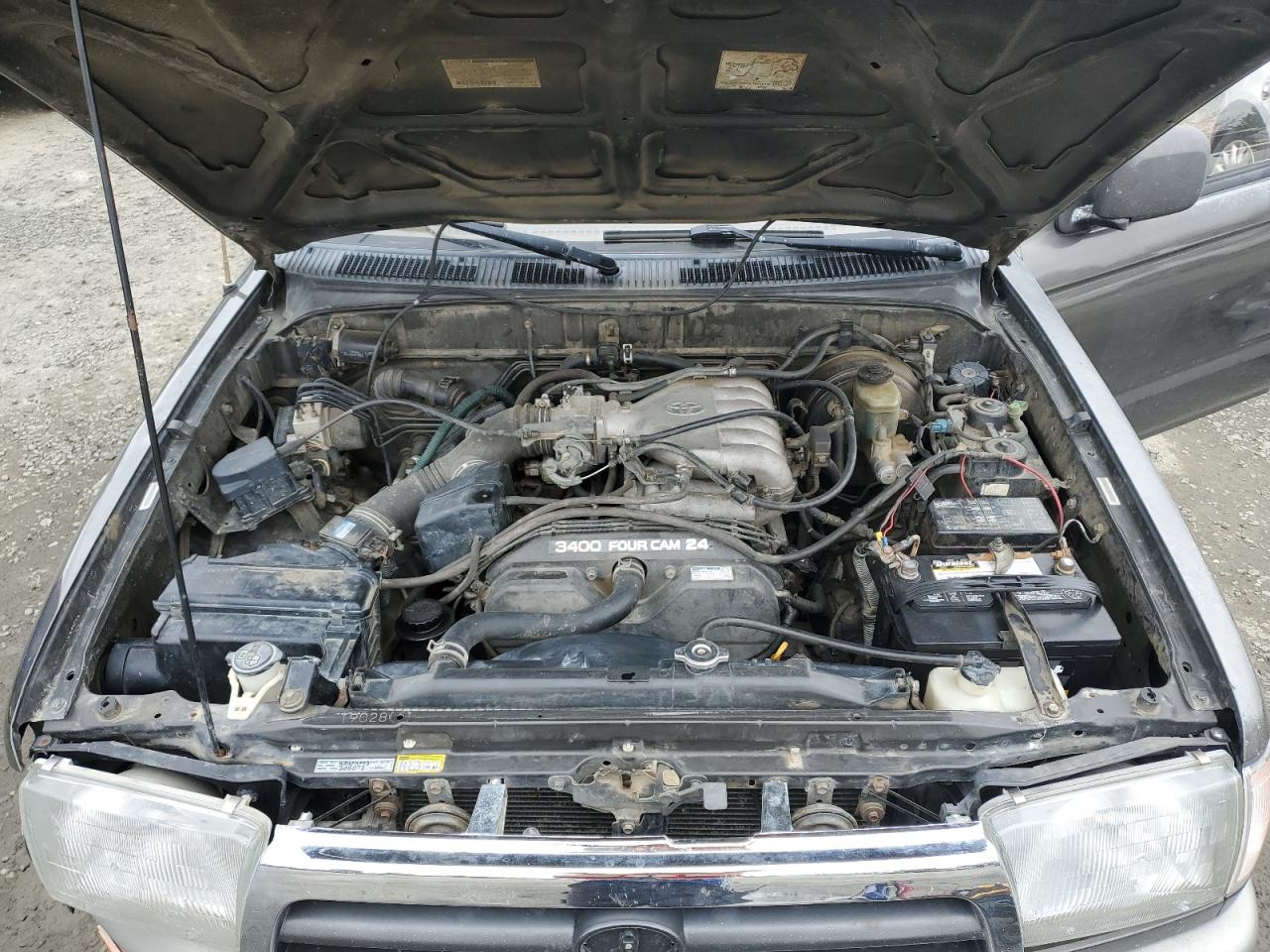1997 Toyota 4Runner VIN JT3GN86R4V0019859 Copart auction photo, front end / side damage thumbnail 12