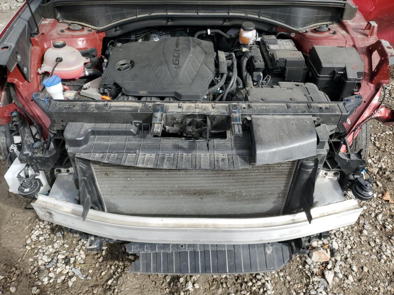 2022 KIA Sorento VIN 5XYRG4LCXNG078691 Copart auction photo, all over damage thumbnail 12