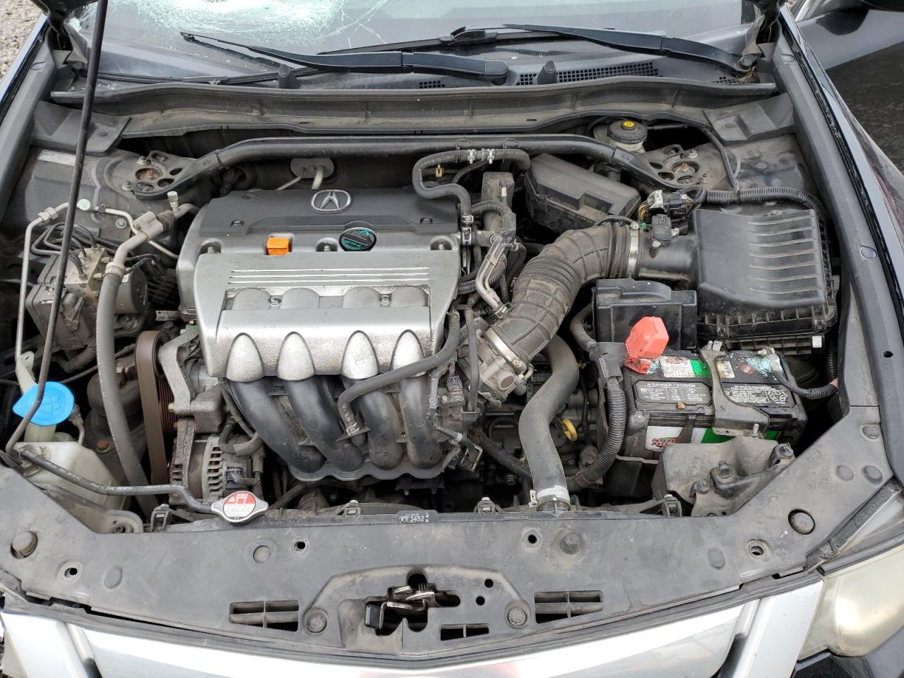 2010 Acura TSX VIN JH4CU2F6XAC004063 Copart auction photo, front end / side damage thumbnail 11