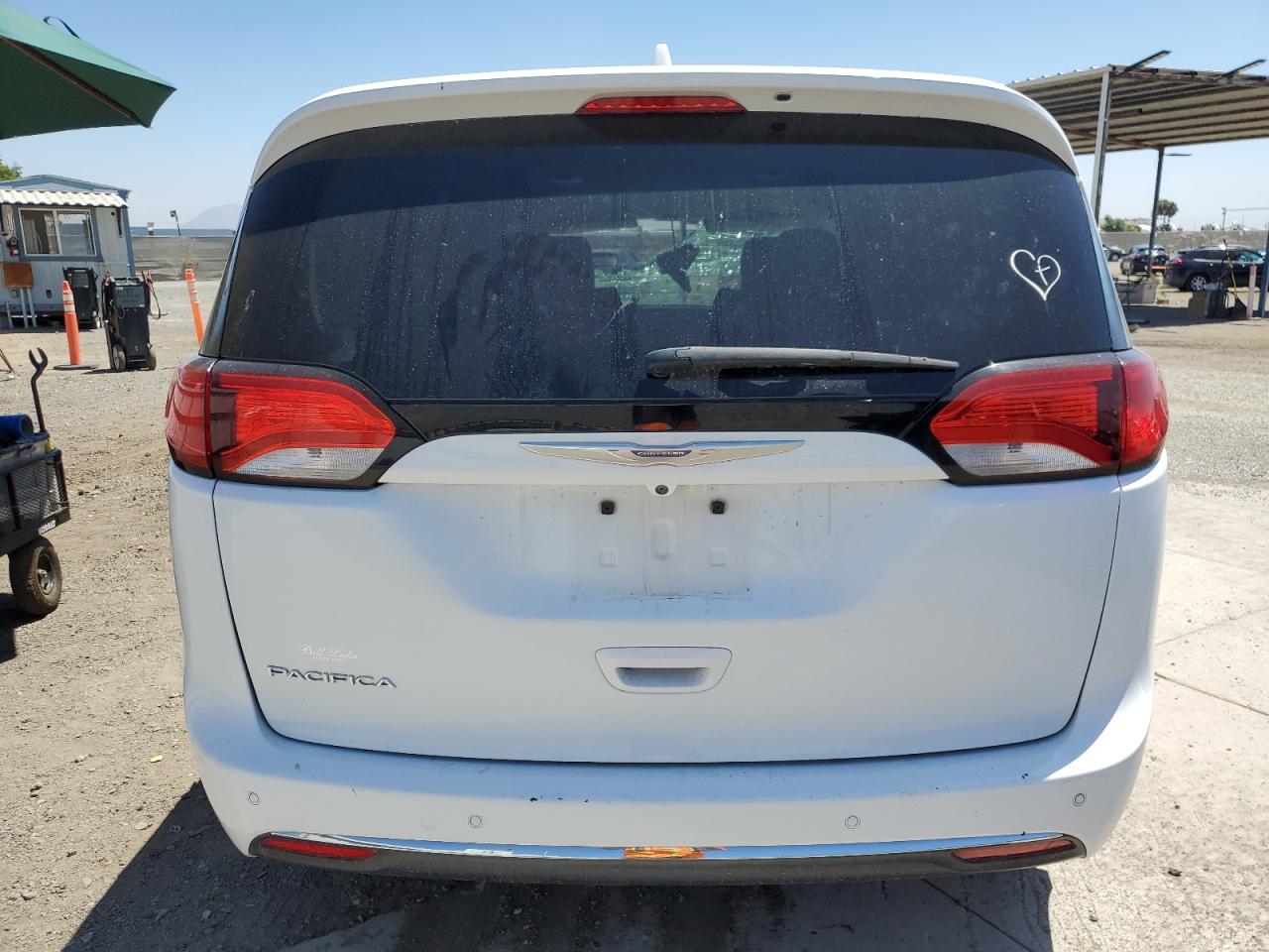 2017 Chrysler Pacifica VIN 2C4RC1BG3HR759130 Copart auction photo, top/roof damage thumbnail 6