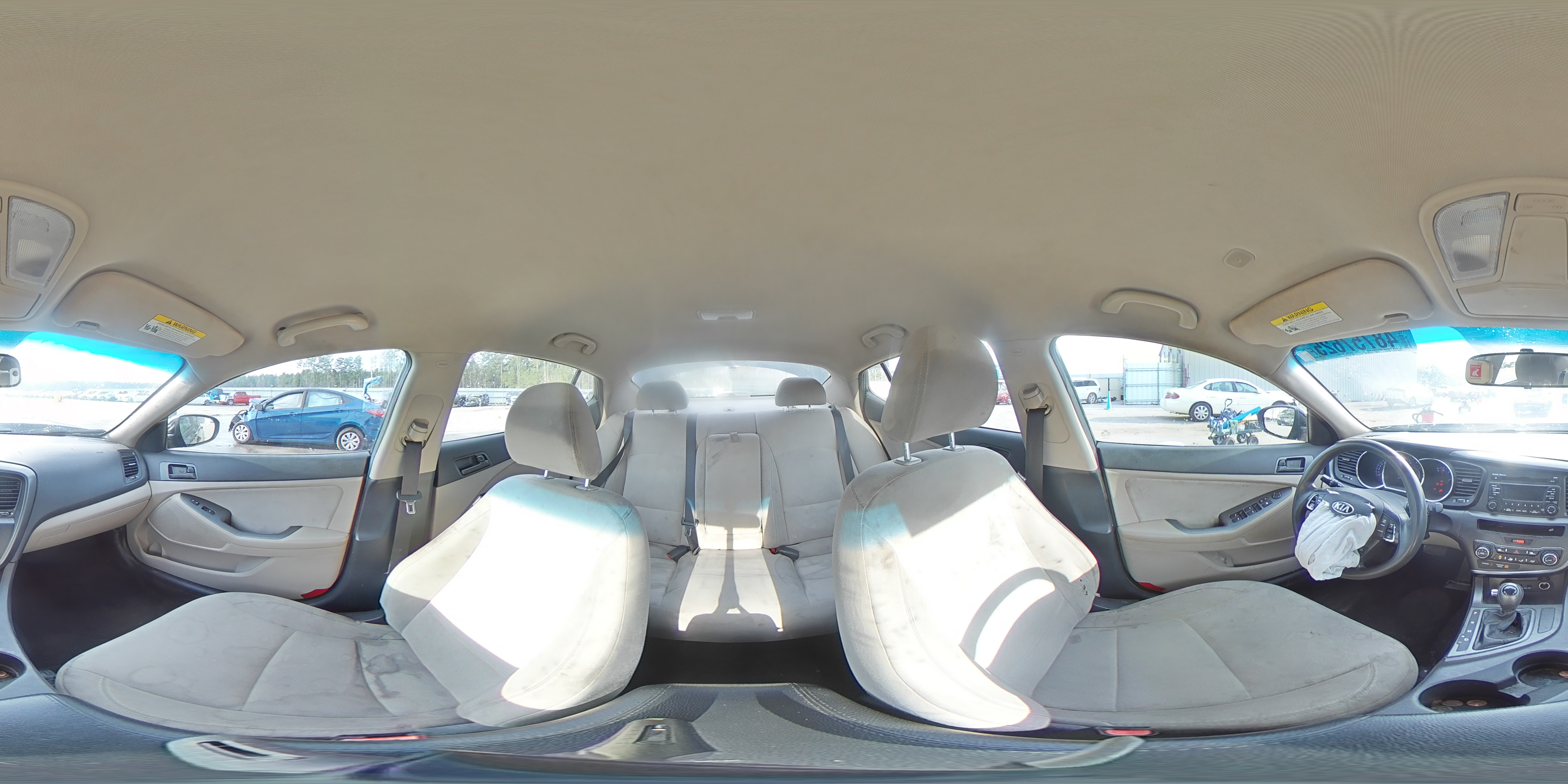 2013 KIA Optima VIN 5XXGM4A73DG227127 Copart auction photo, front end damage thumbnail 15
