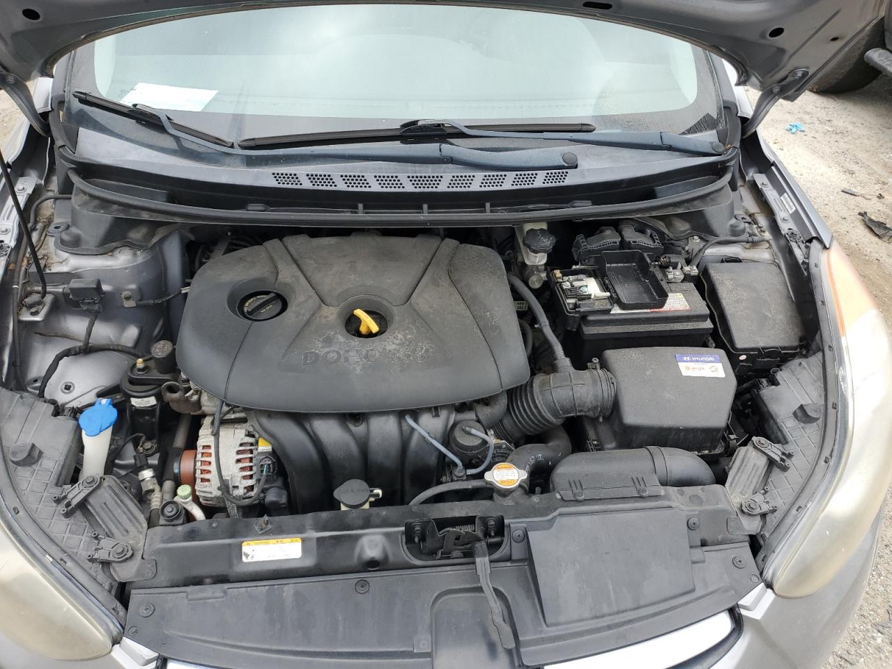 2011 Hyundai Elantra VIN KMHDH4AE8BU150019 Copart auction photo, minor dent/scratches damage thumbnail 11