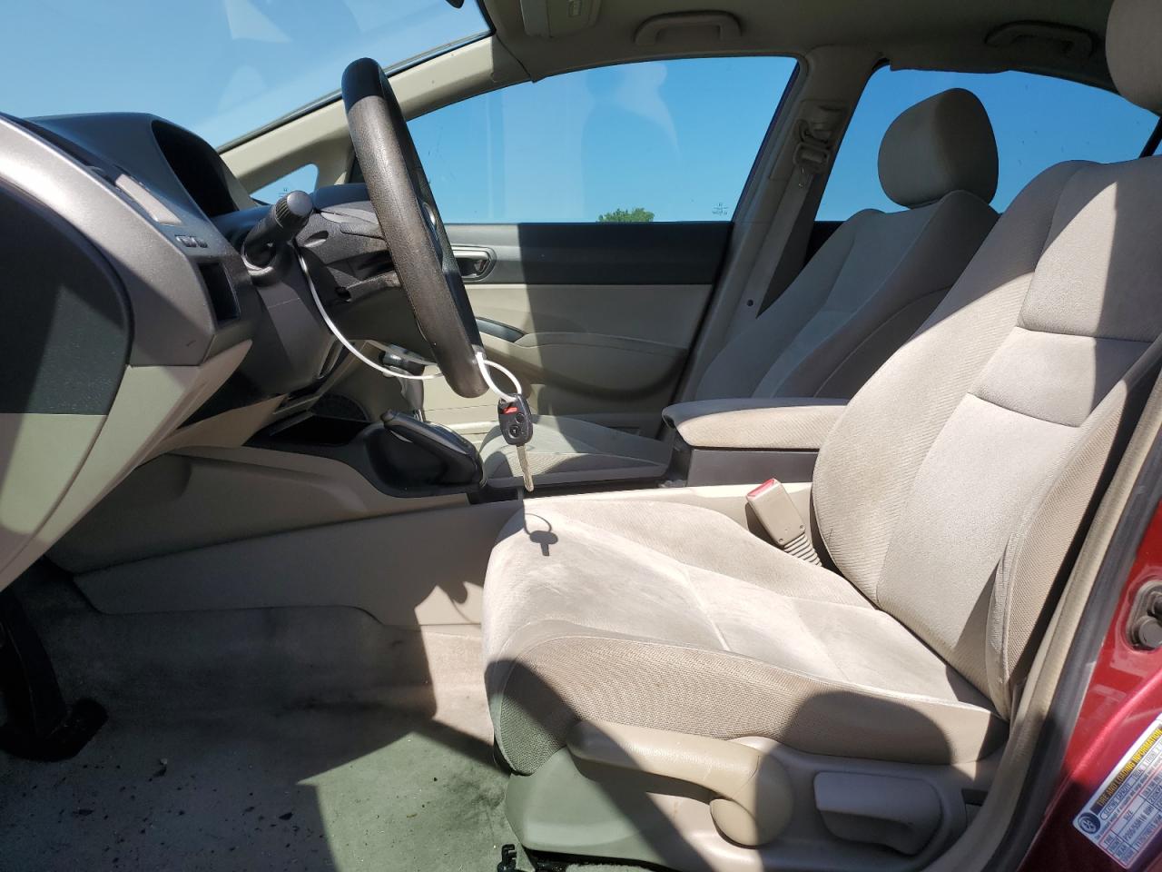 2010 Honda Civic VIN 2HGFA1F57AH548916 Copart auction photo, front end damage thumbnail 7