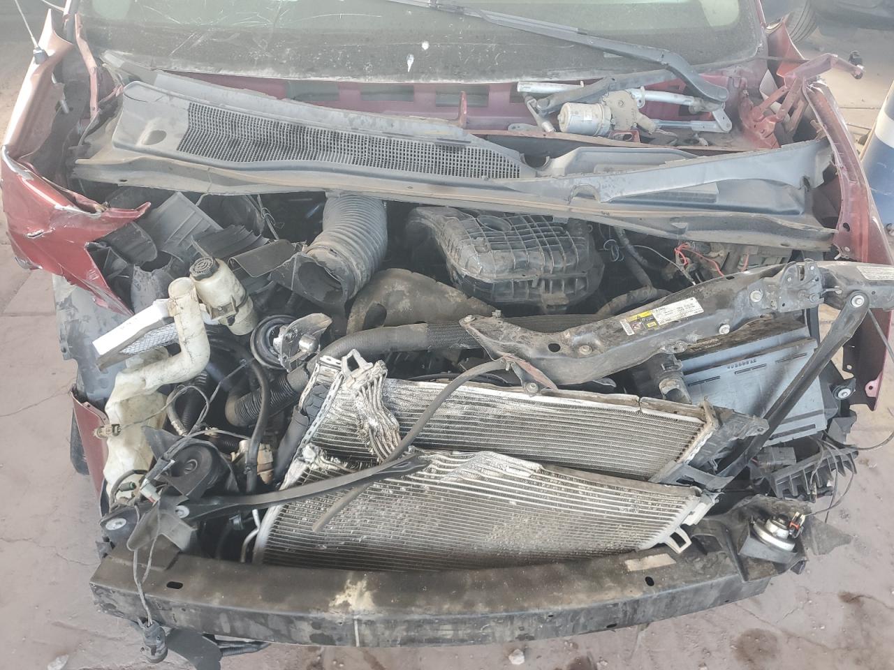 2014 Dodge Caravan VIN 2C4RDGBG4ER104647 Copart auction photo, front end damage thumbnail 13
