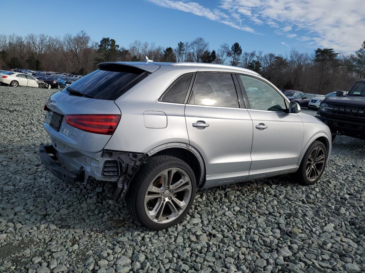 2015 Audi Q3 VIN WA1EFCFS4FR006008 Copart auction photo, rear end damage thumbnail 3