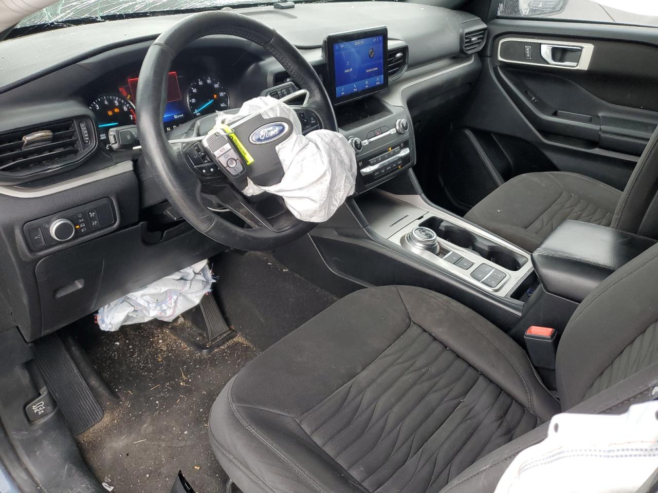 2020 Ford Explorer VIN 1FMSK7DH4LGB51491 Copart auction photo, front end / rear end damage thumbnail 8