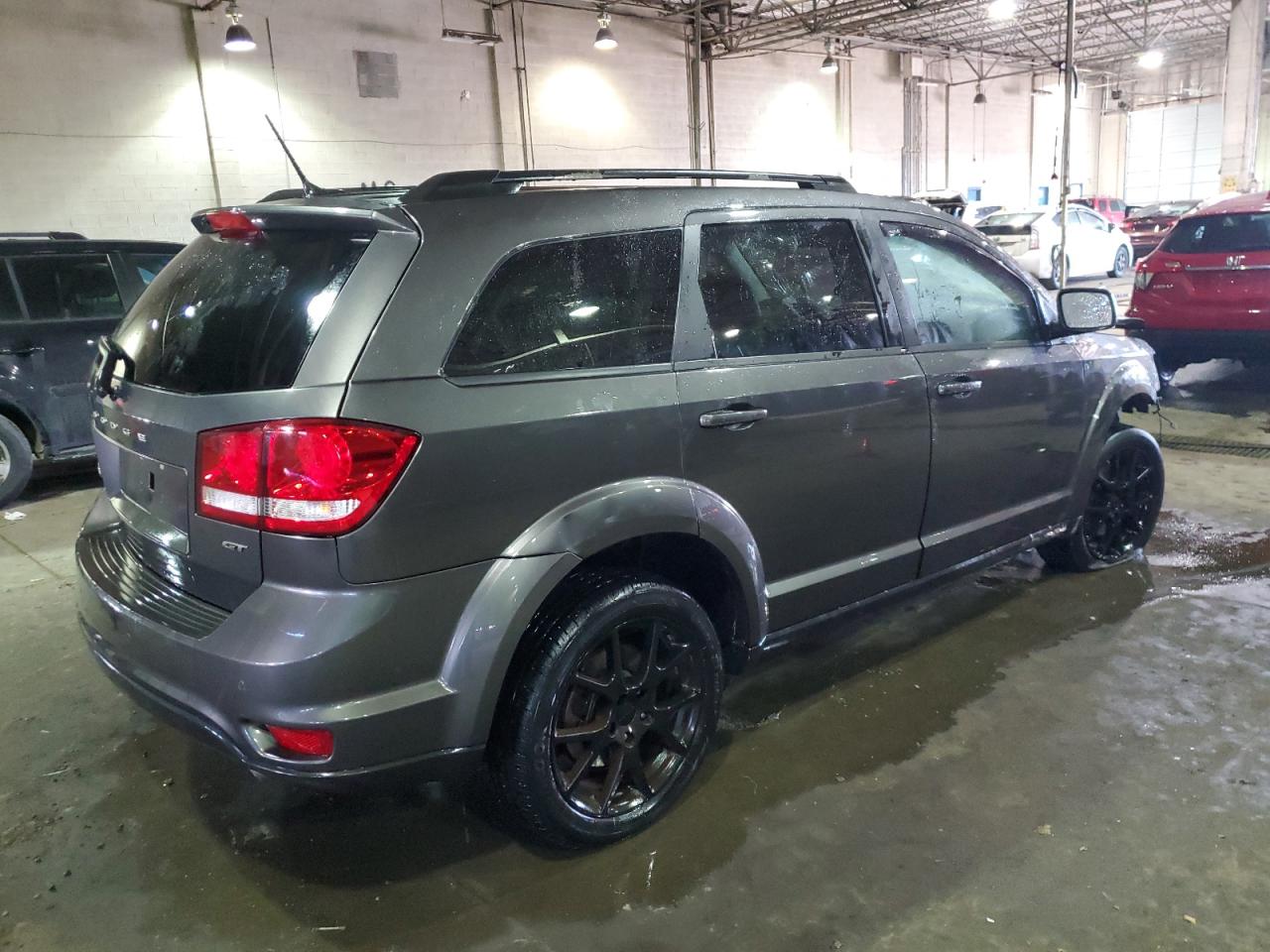 2017 Dodge Journey VIN 3C4PDDEGXHT697241 Copart auction photo, side / front end damage thumbnail 3