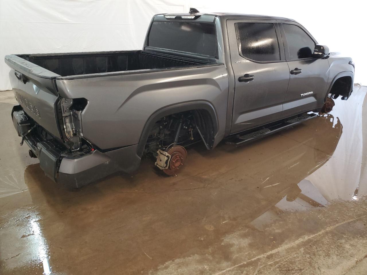 2022 Toyota Tundra VIN 5TFLA5DB5NX030659 Copart auction photo, all over / stripped damage thumbnail 3
