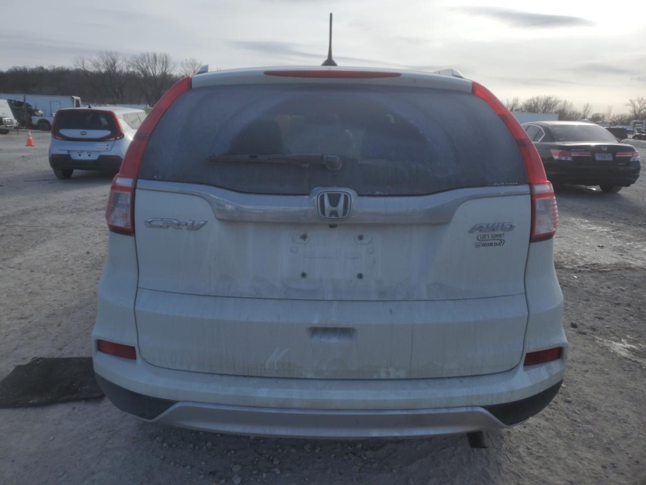 2016 Honda CR-V VIN 5J6RM4H72GL106215 Copart auction photo, side damage thumbnail 6