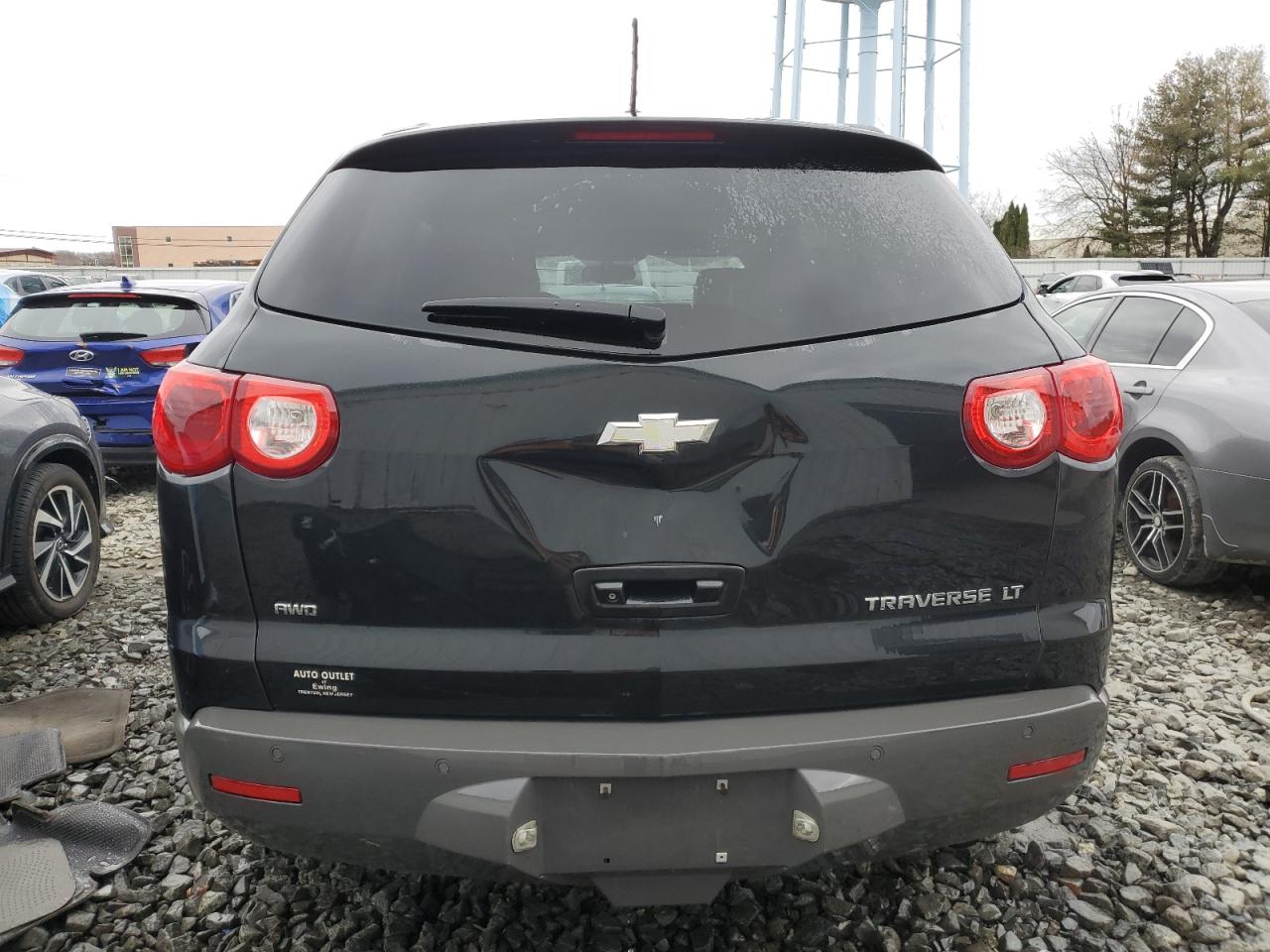 2010 Chevrolet Traverse VIN 1GNLVGED7AJ209001 Copart auction photo, front end / rear end damage thumbnail 6