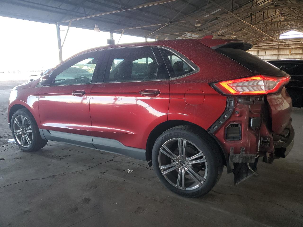 2017 Ford Edge VIN 2FMPK3K86HBB43750 Copart auction photo, rear end damage thumbnail 2