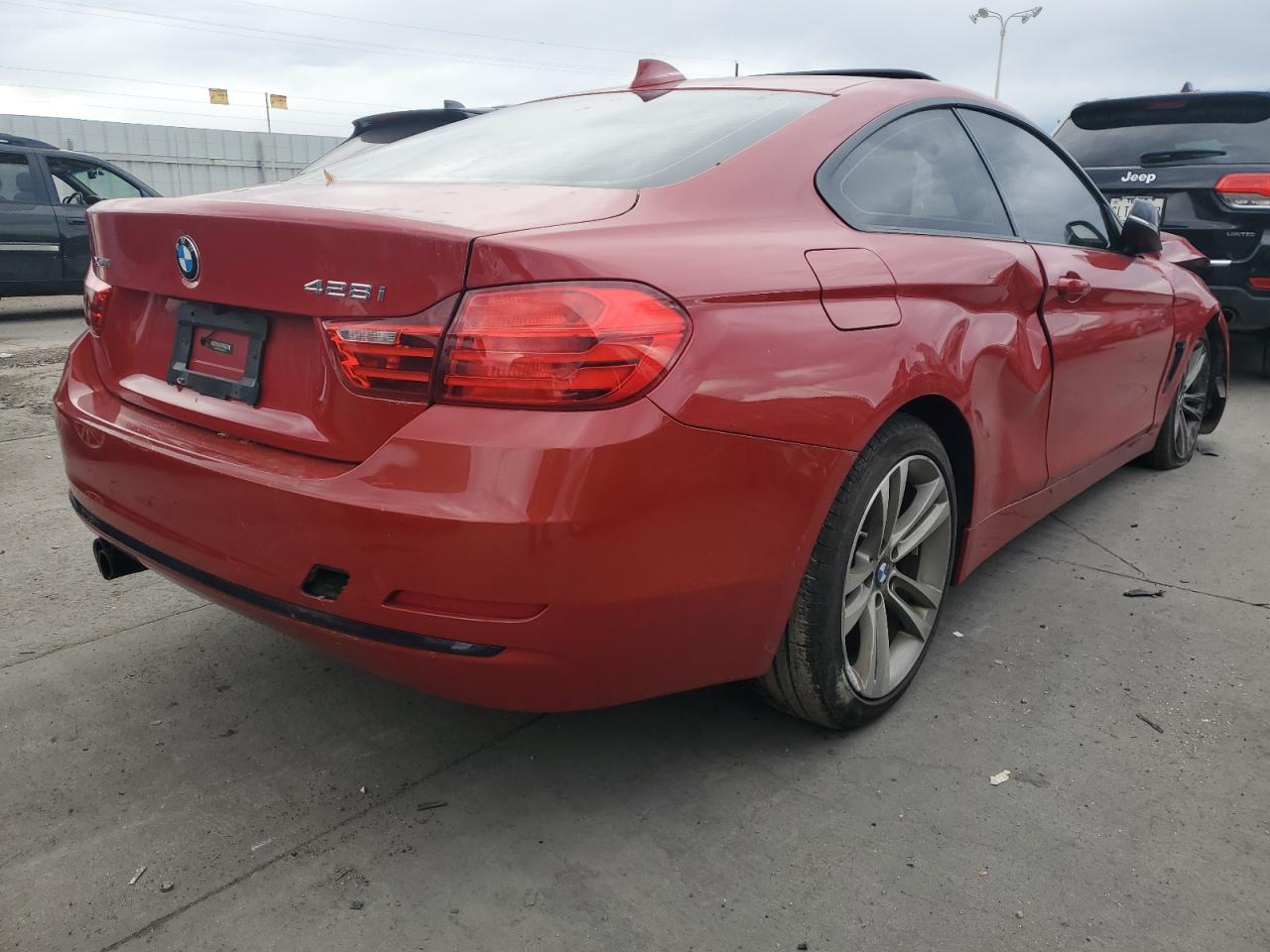2014 BMW 4er VIN WBA3N9C59EK244717 Copart auction photo, front end damage thumbnail 3