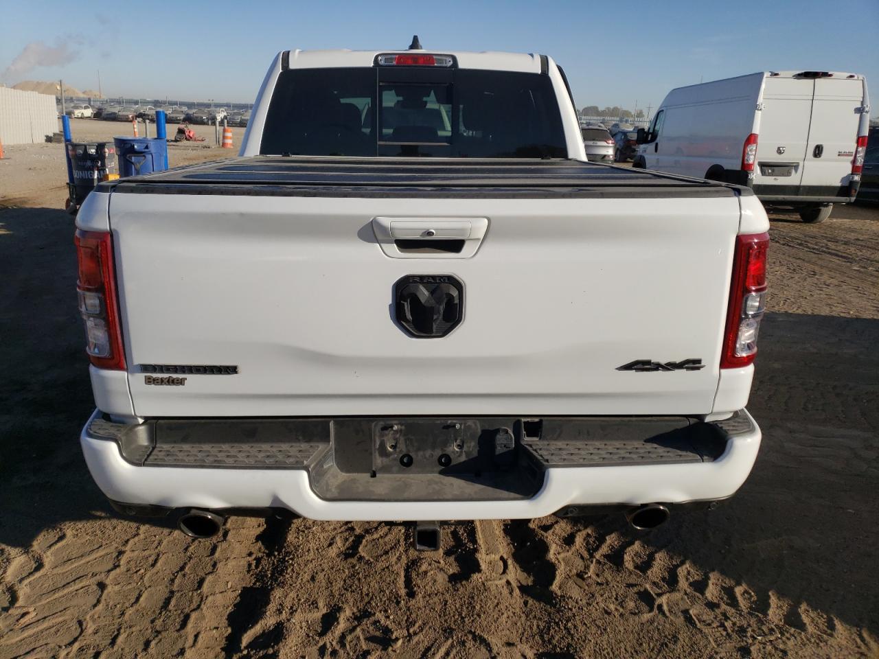 2021 RAM 1500 VIN 1C6SRFFM4MN688628 Copart auction photo, side damage thumbnail 6