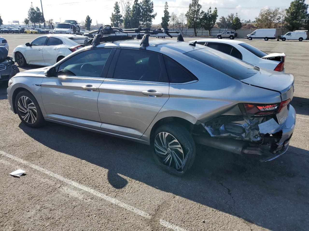 2020 Volkswagen Jetta VIN 3VWG57BUXLM096548 Copart auction photo, undercarriage / rear end damage thumbnail 2