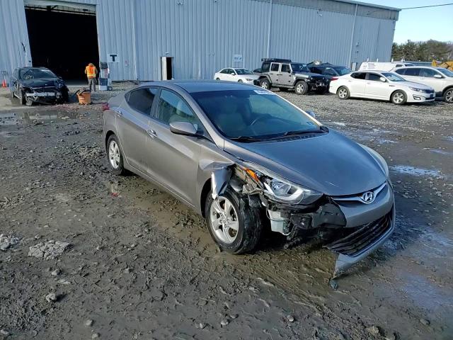 2014 Hyundai Elantra VIN 5NPDH4AE8EH485364 Copart auction photo, side damage thumbnail 13