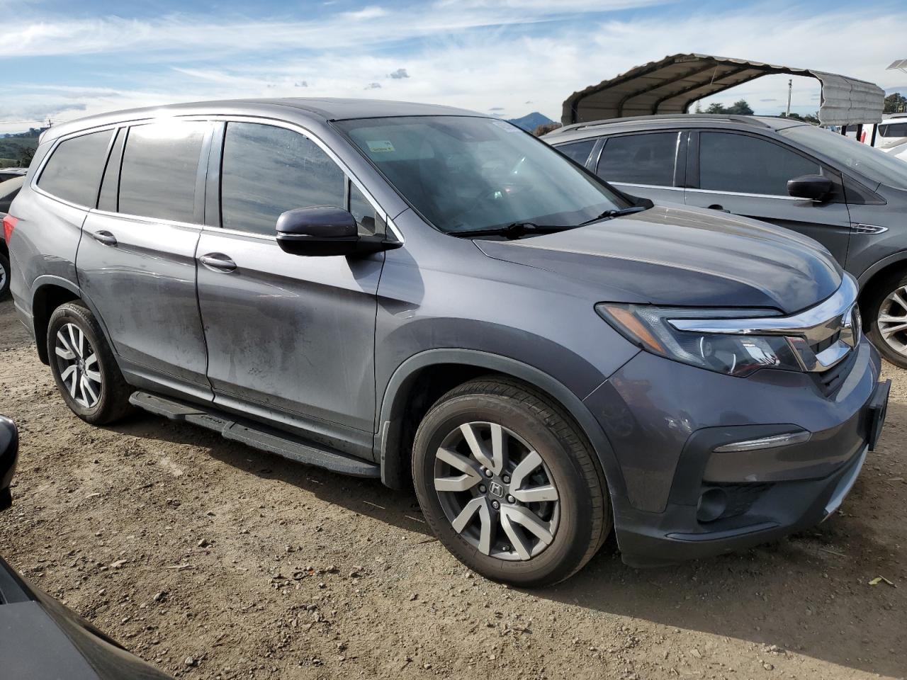 2020 Honda Pilot VIN 5FNYF6H51LB039271 Copart auction photo, rear end damage thumbnail 4