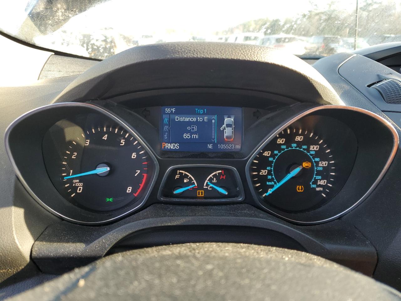 2014 Ford Escape VIN 1FMCU0F7XEUD14465 Copart auction photo, rear end damage thumbnail 9