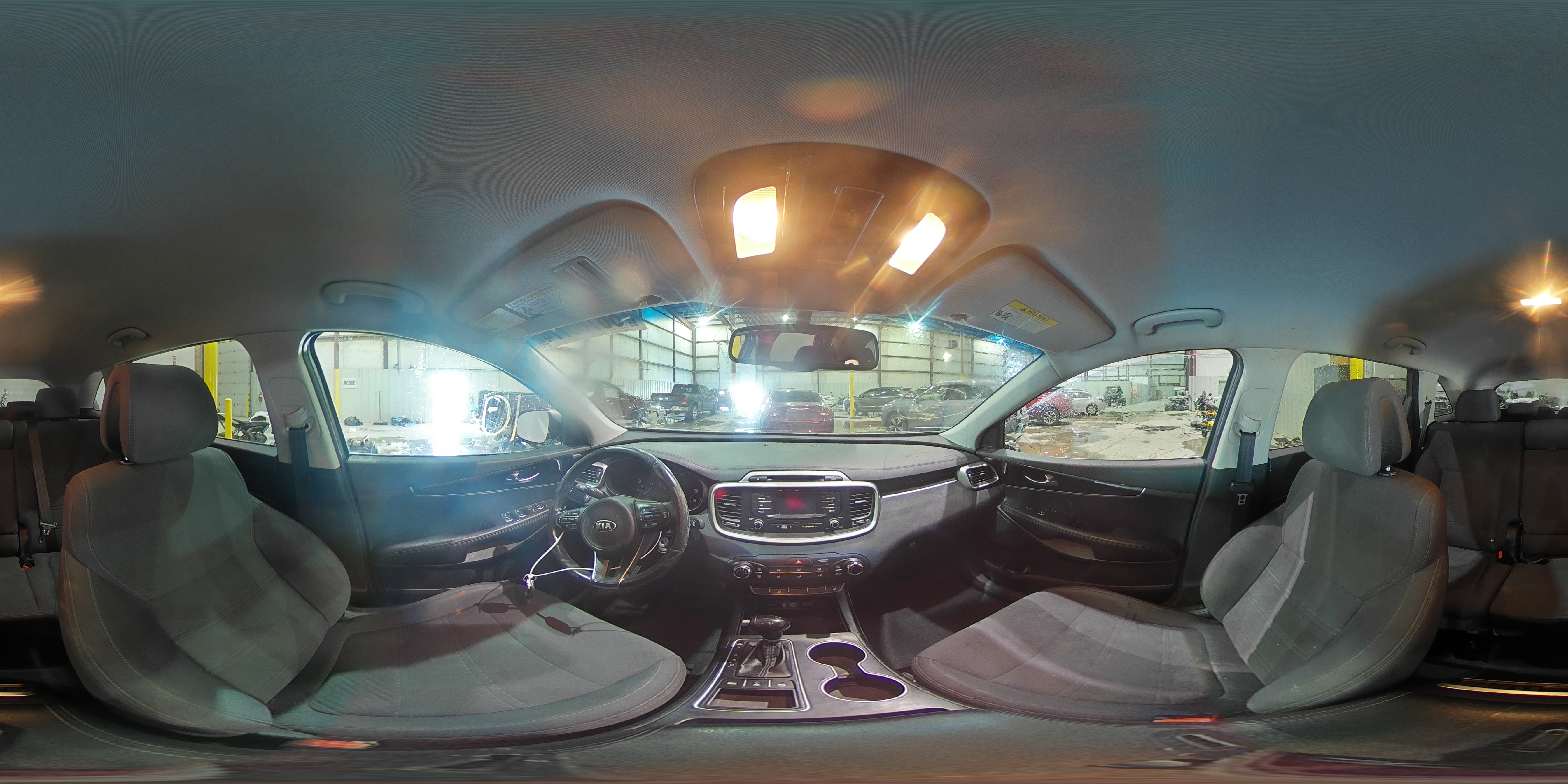 2016 KIA Sorento VIN 5XYPGDA35GG048091 Copart auction photo, all over damage thumbnail 16