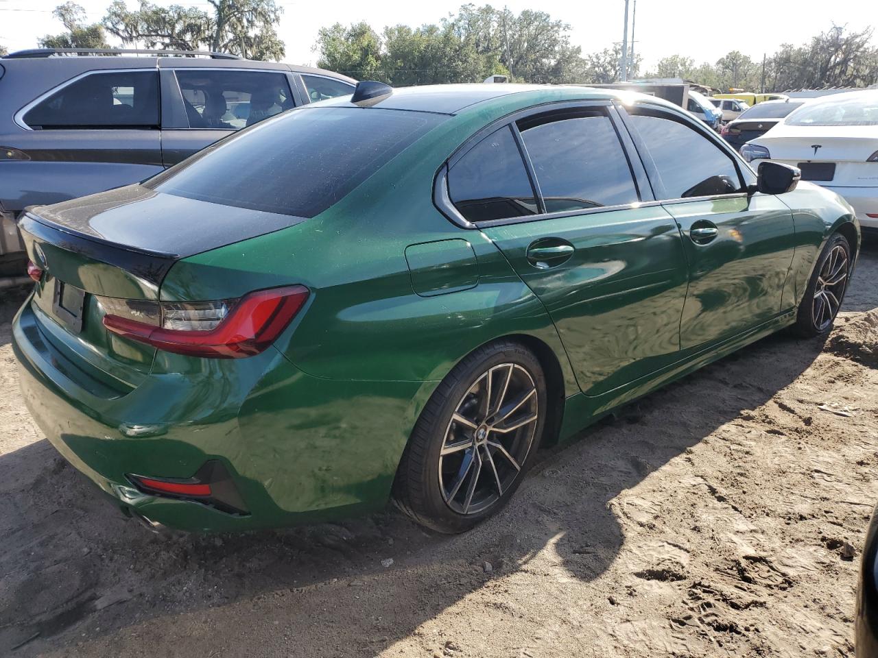 2022 BMW 3er VIN 3MW5R1J09N8C59886 Copart auction photo, side / minor dent/scratches damage thumbnail 3