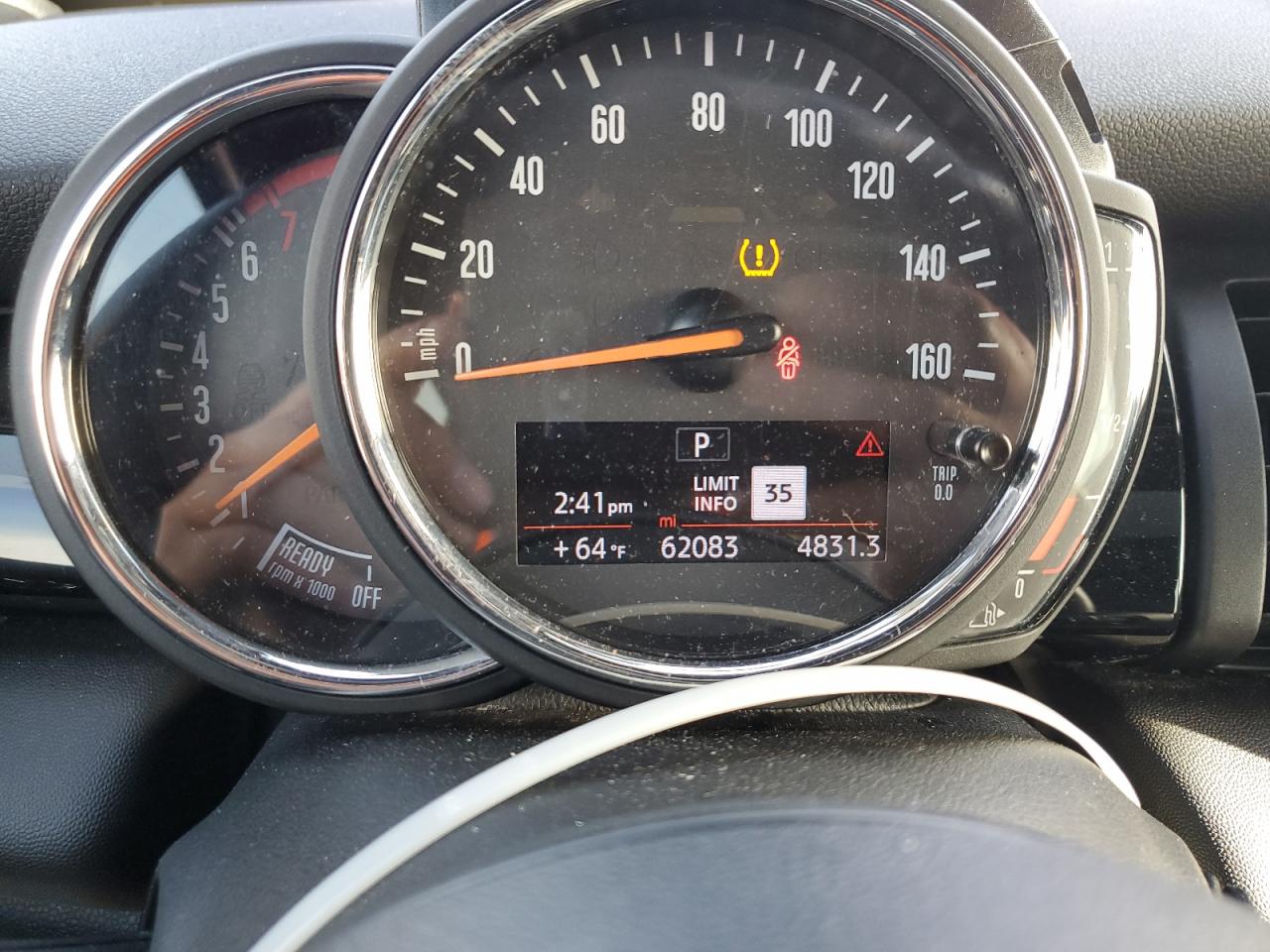 2019 MINI Cooper VIN WMWXU3C51K2H55046 Copart auction photo, front end / undercarriage damage thumbnail 9