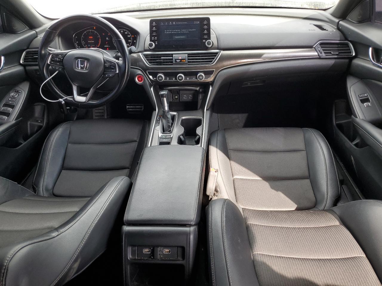 2021 Honda Accord VIN 1HGCV1F32MA111043 Copart auction photo, front end damage thumbnail 8