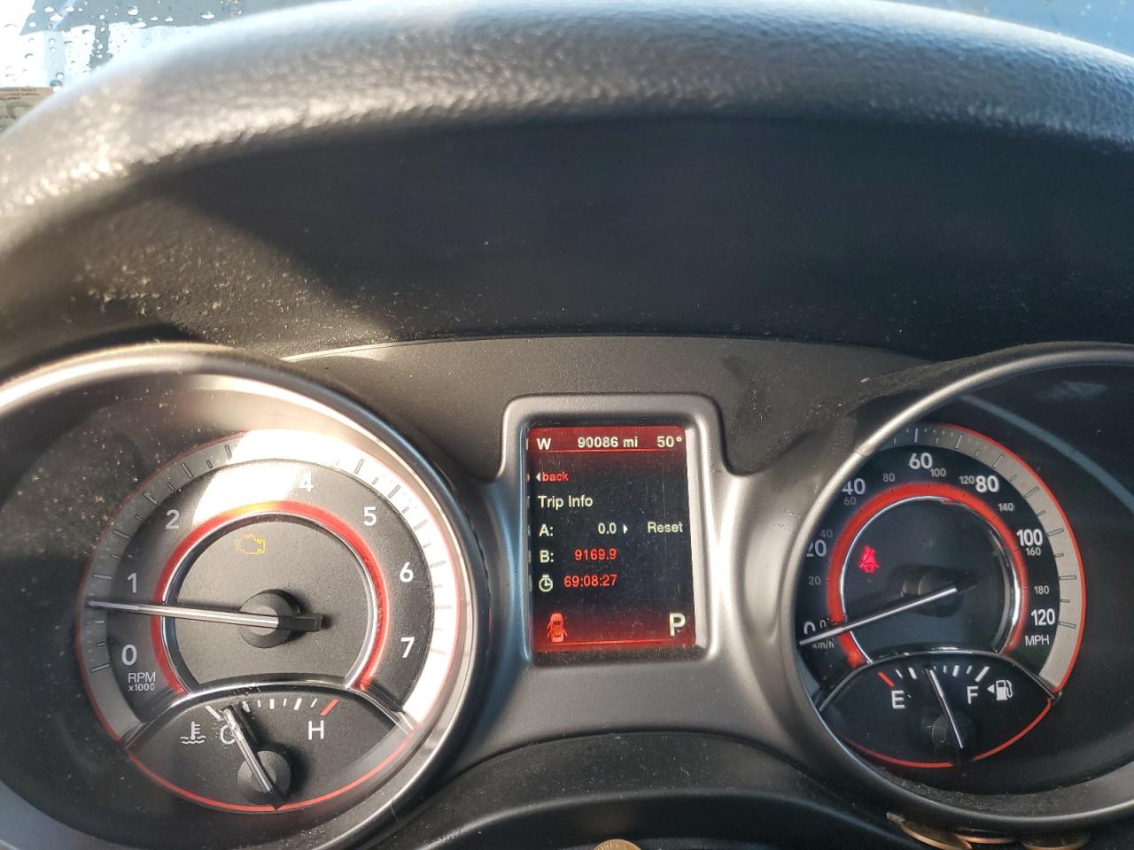 2020 Dodge Journey VIN 3C4PDCGBXLT188965 Copart auction photo, rear end / front end damage thumbnail 9