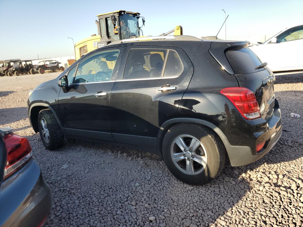 2018 Chevrolet Trax VIN 3GNCJPSBXJL243733 Copart auction photo, side / rear end damage thumbnail 2
