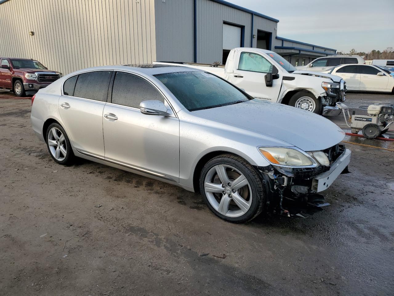 2010 Lexus GS VIN JTHBE1KS1A0050906 Copart auction photo, side / front end damage thumbnail 4