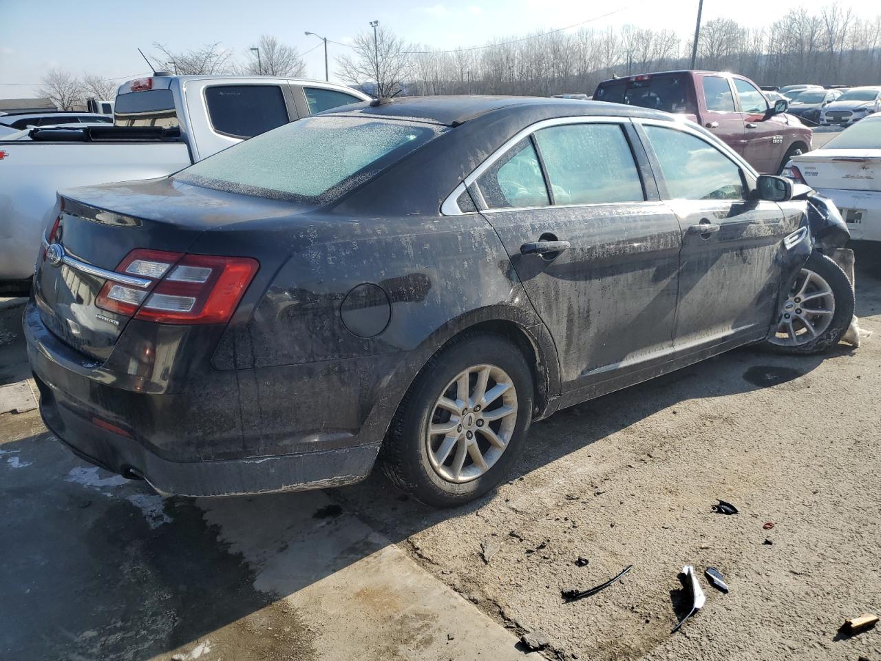2014 Ford Taurus VIN 1FAHP2D84EG166746 Copart auction photo, front end / rear end damage thumbnail 3