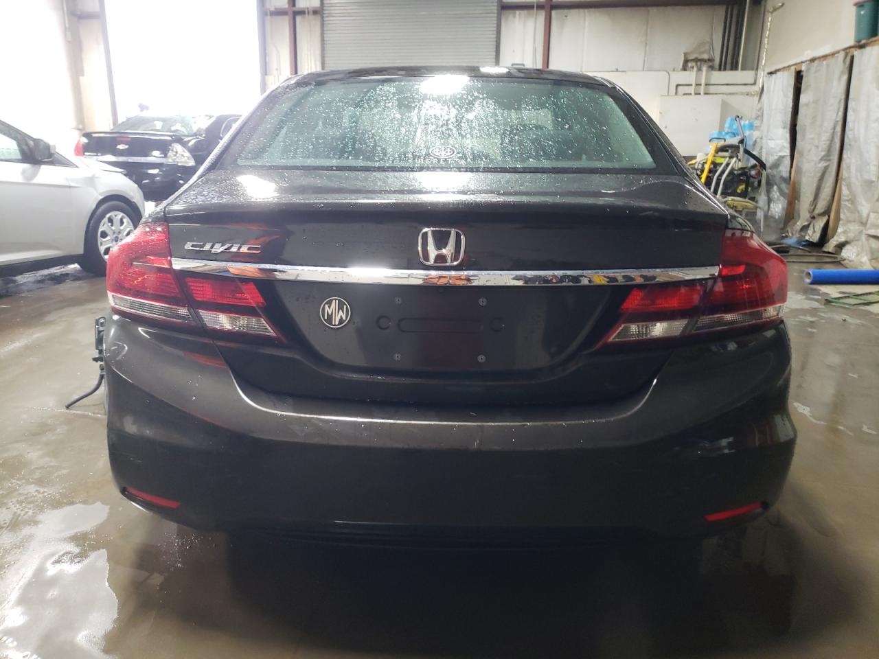 2013 Honda Civic VIN 19XFB2F59DE003382 Copart auction photo, all over damage thumbnail 6