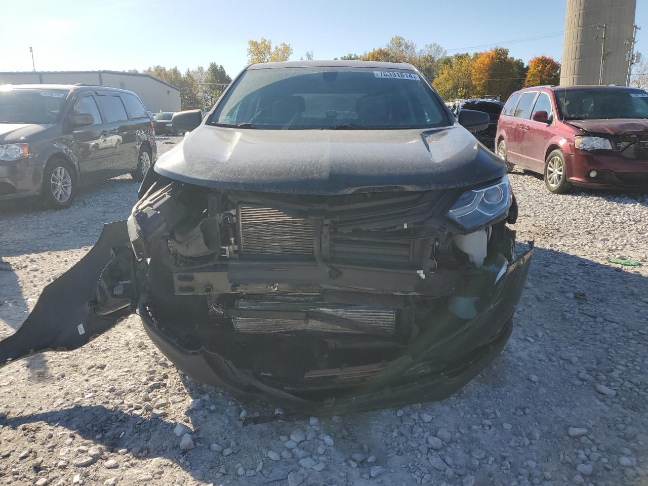 2018 Chevrolet Equinox VIN 3GNAXHEV9JL263988 Copart auction photo, front end / rear end damage thumbnail 5