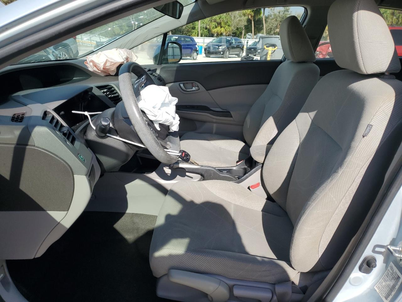2012 Honda Civic VIN JHMFB2F55CS002112 Copart auction photo, front end / minor dent/scratches damage thumbnail 7
