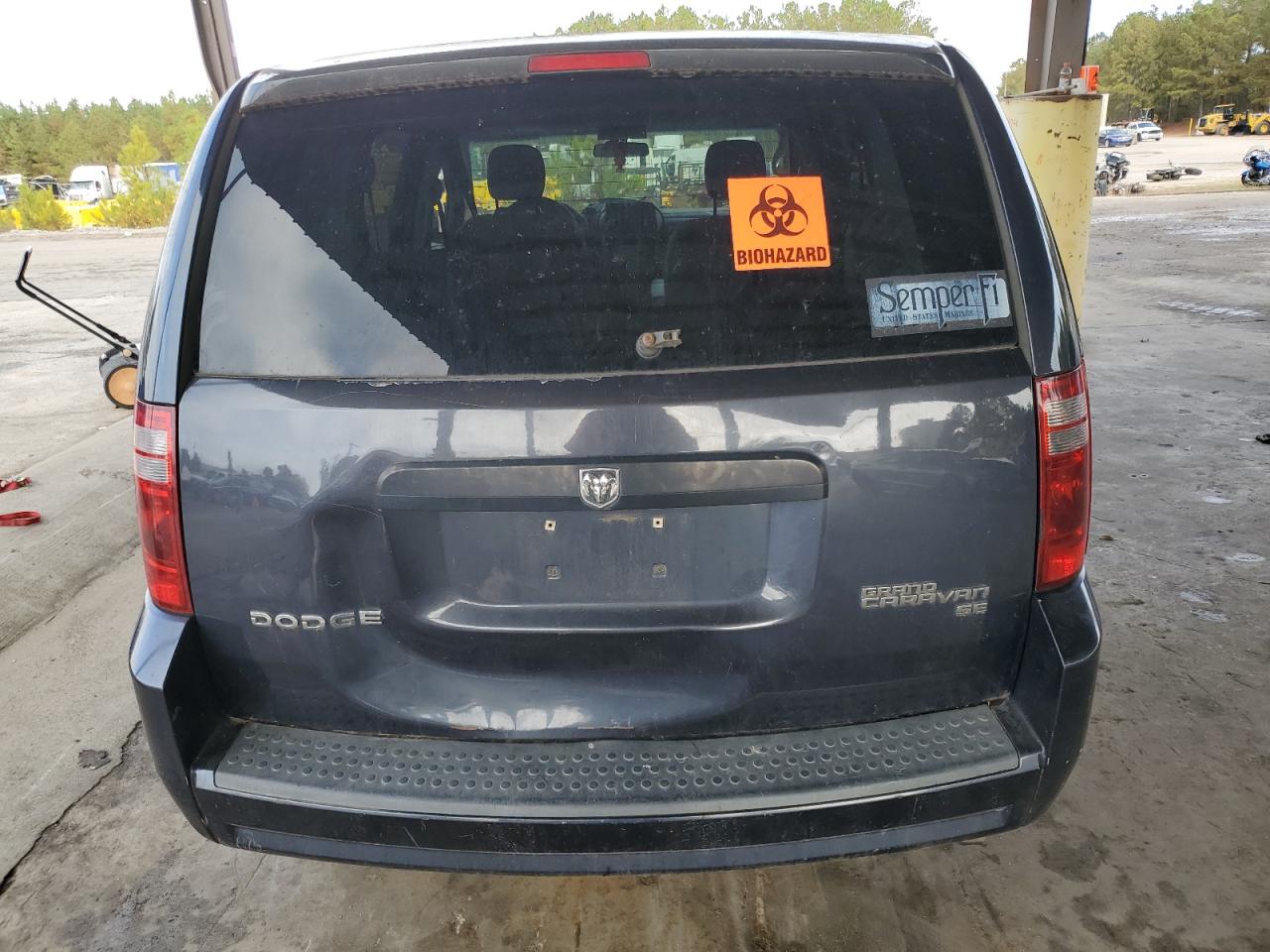 2009 Dodge Caravan VIN 1D8HN44E49B501946 Copart auction photo, side / undercarriage damage thumbnail 6