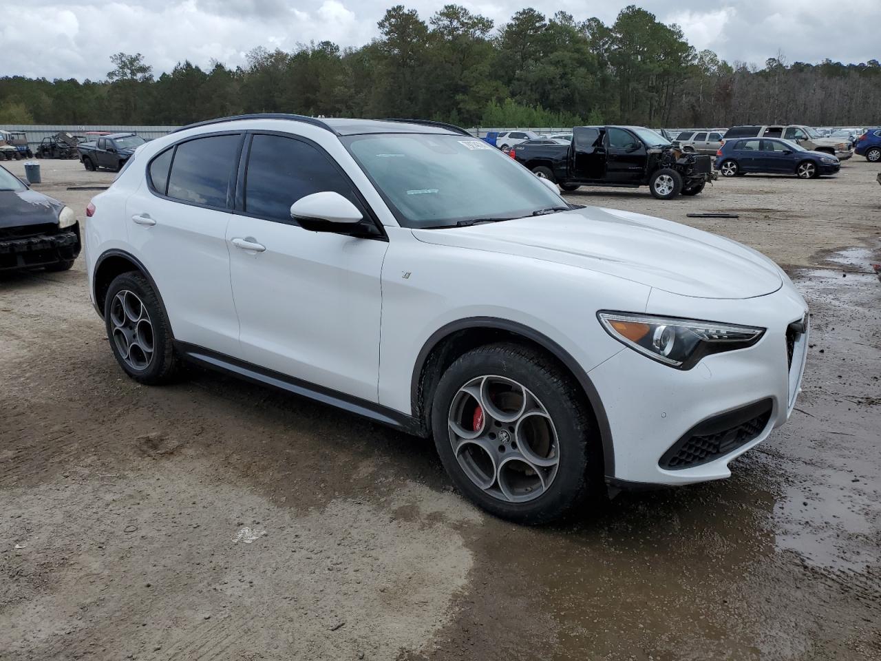 2022 Alfa Romeo Stelvio VIN ZASPAKBN9N7D39023 Copart auction photo, minor dent/scratches damage thumbnail 4