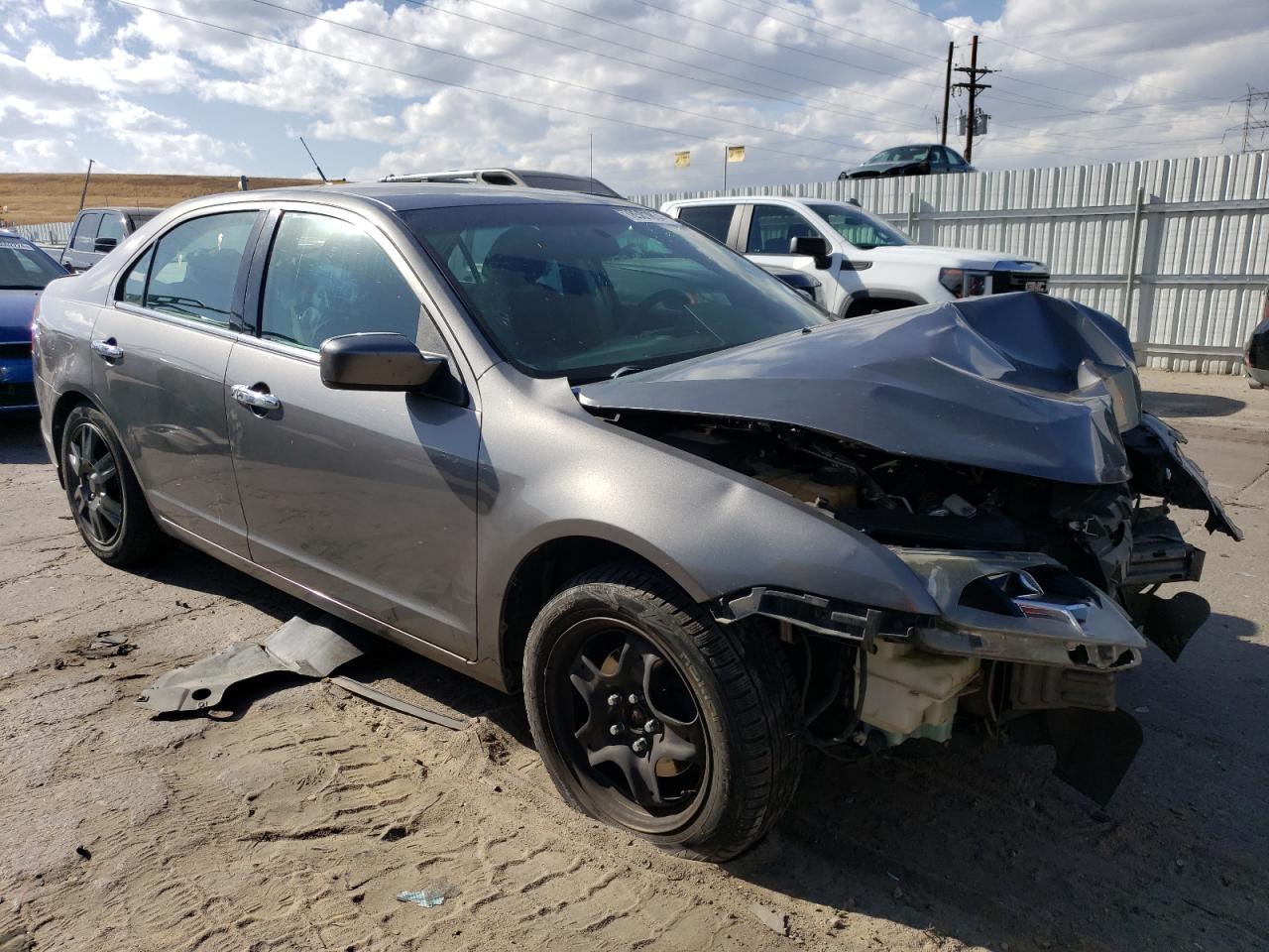 2010 Ford Fusion VIN 3FAHP0HG4AR141225 Copart auction photo, front end / hail damage thumbnail 4