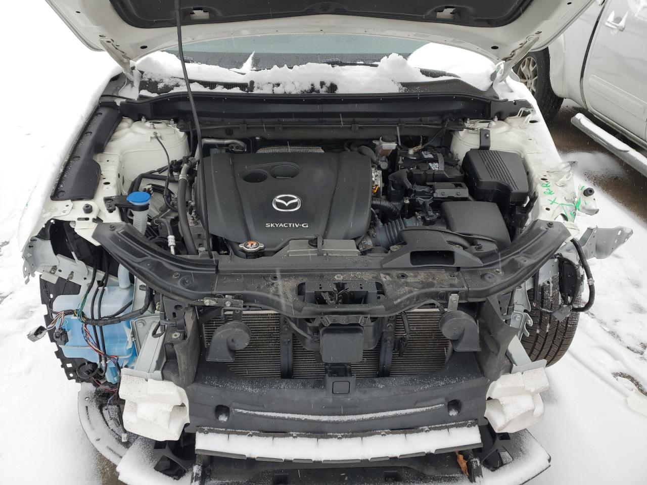 2020 Mazda CX-5 VIN JM3KFBDM7L0770255 Copart auction photo, front end / side damage thumbnail 12