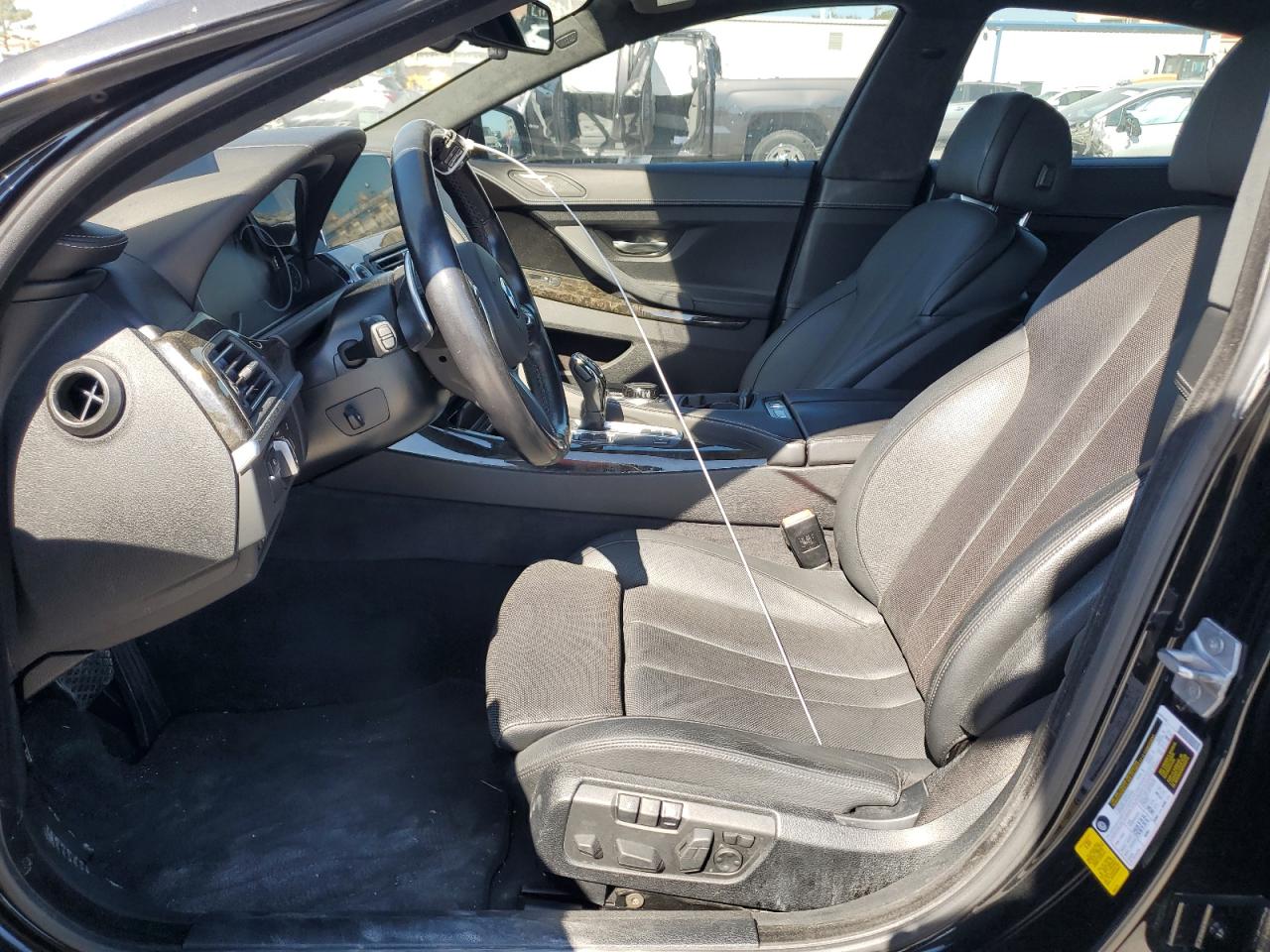 2017 BMW 6er VIN WBA6D0C30HG639872 Copart auction photo, undercarriage / front end damage thumbnail 7