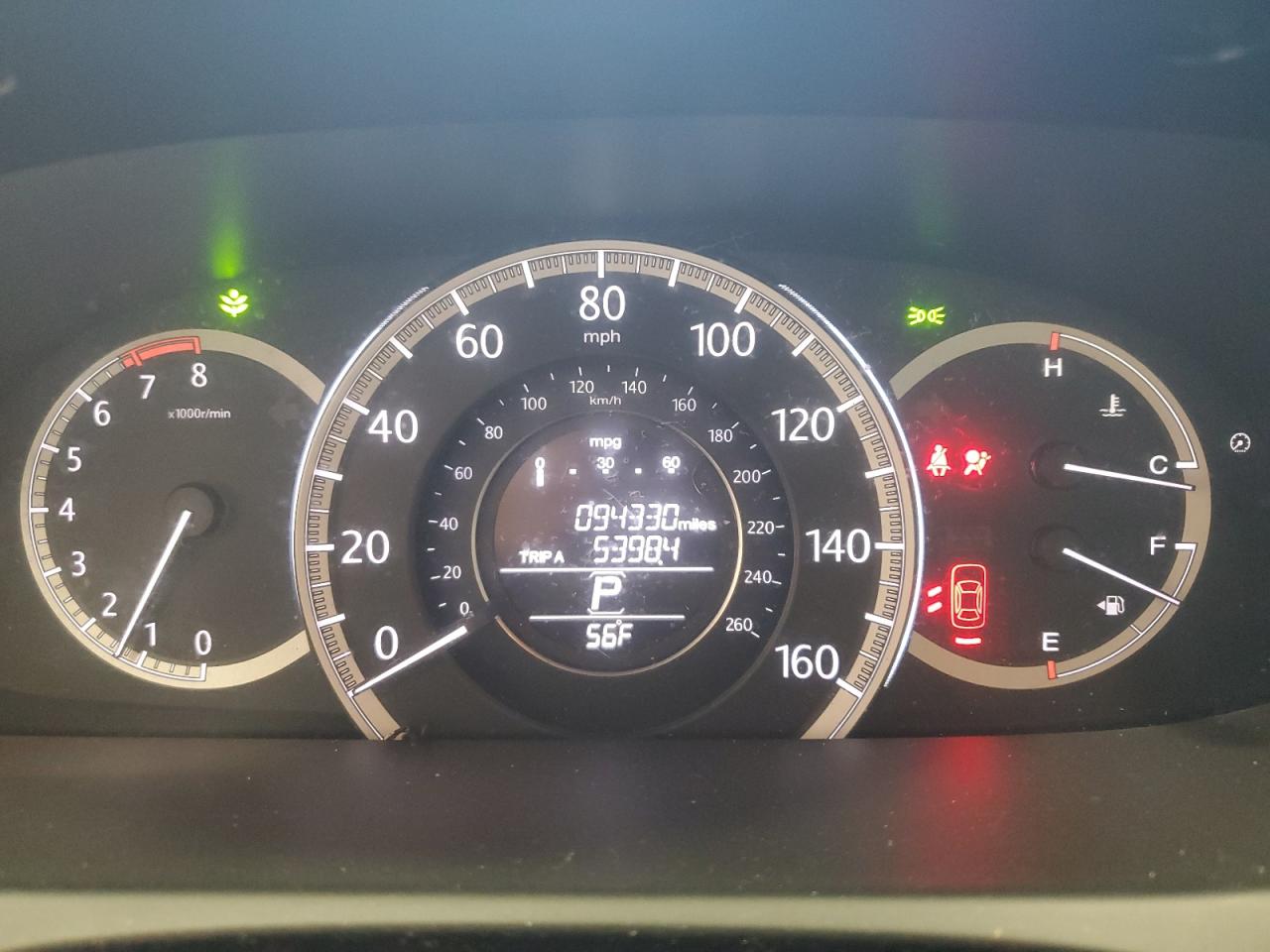 2014 Honda Accord VIN 1HGCR3F87EA034151 Copart auction photo, front end / mechanical damage thumbnail 9