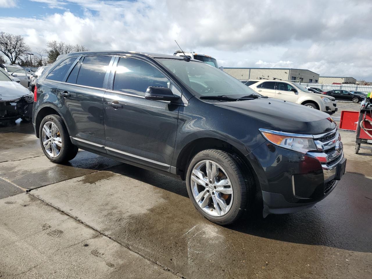 2013 Ford Edge VIN 2FMDK3JC9DBE34164 Copart auction photo, front end damage thumbnail 4