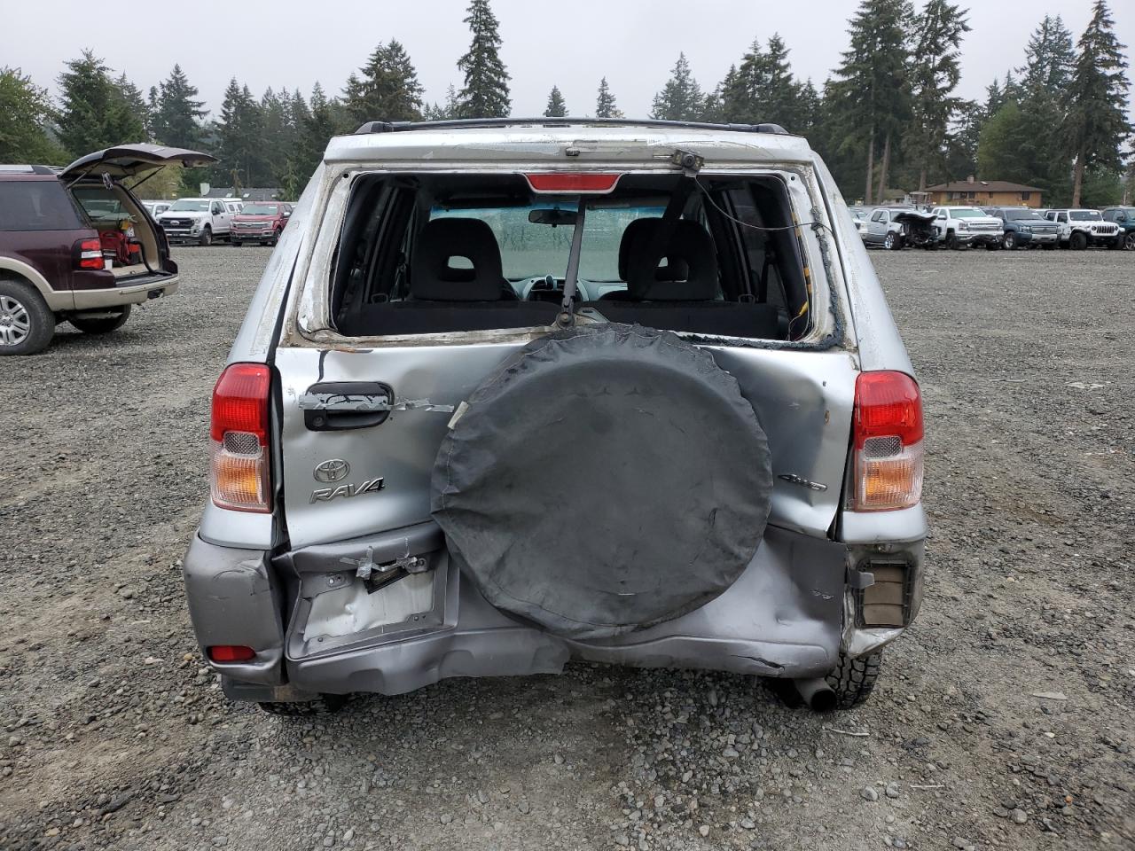 2003 Toyota RAV 4 VIN JTEHH20V336070415 Copart auction photo, rear end damage thumbnail 6