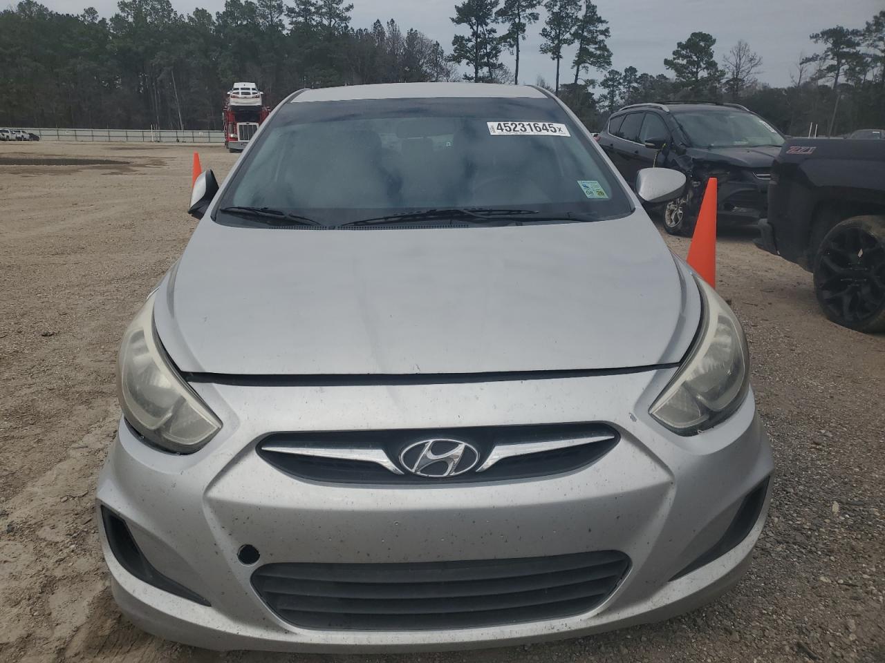 2017 Hyundai Accent VIN KMHCT4AE6HU174418 Copart auction photo, front end damage thumbnail 5