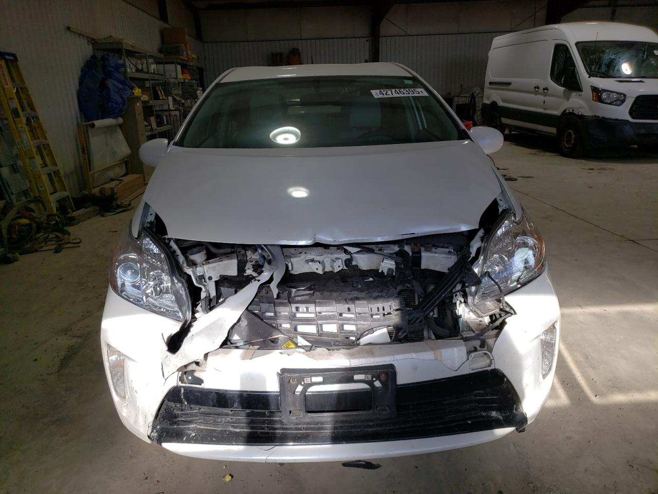2014 Toyota Prius VIN JTDKN3DU3E1765746 Copart auction photo, front end damage thumbnail 5