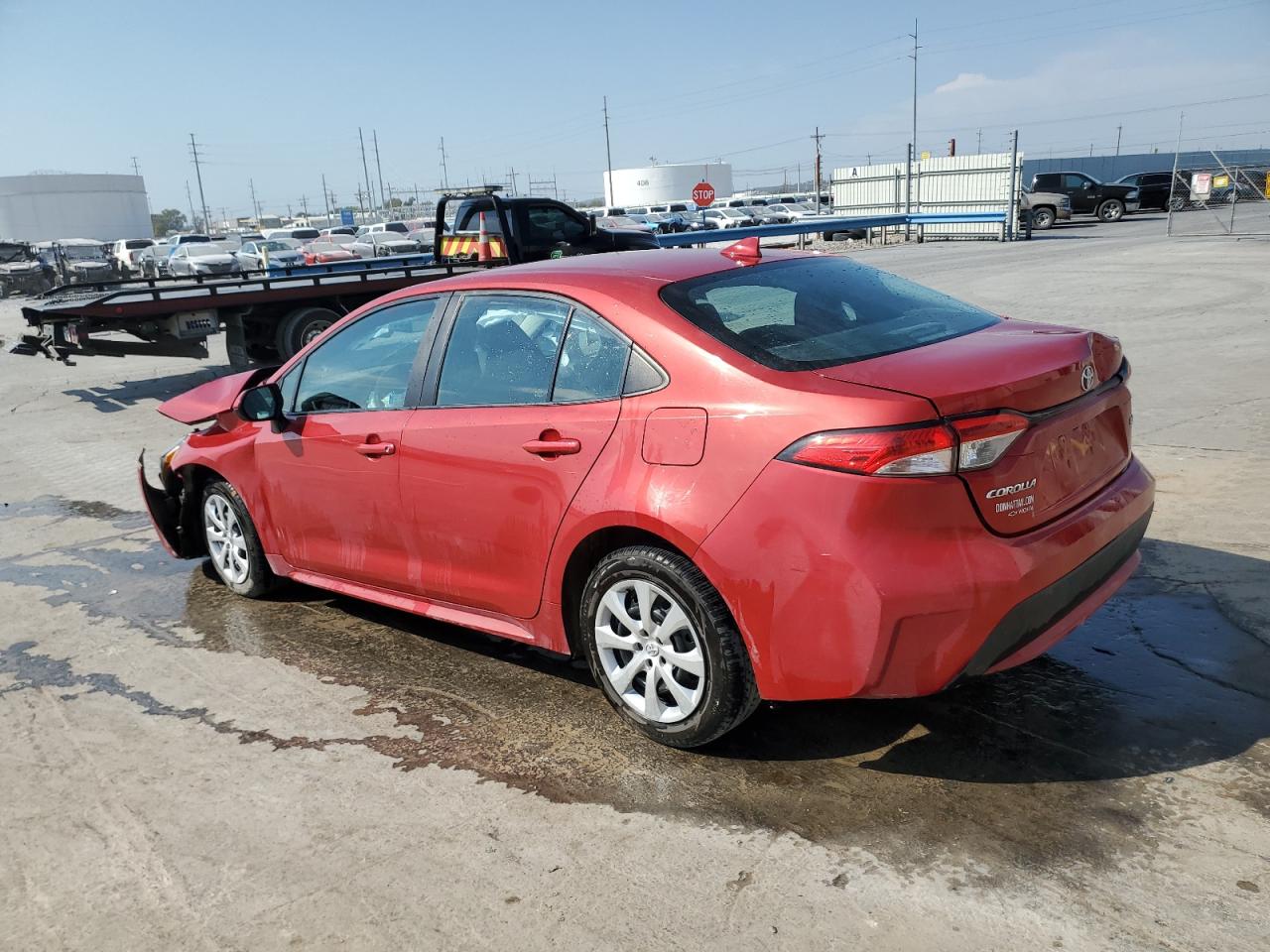 2021 Toyota Corolla VIN 5YFEPMAE1MP203459 Copart auction photo, front end / rear end damage thumbnail 2