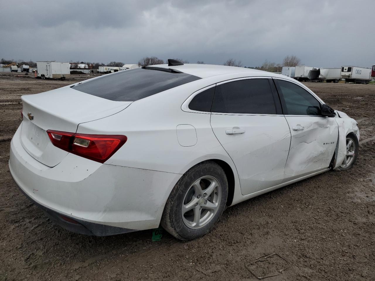 2017 Chevrolet Malibu VIN 1G1ZB5ST2HF175809 Copart auction photo, side / undercarriage damage thumbnail 3