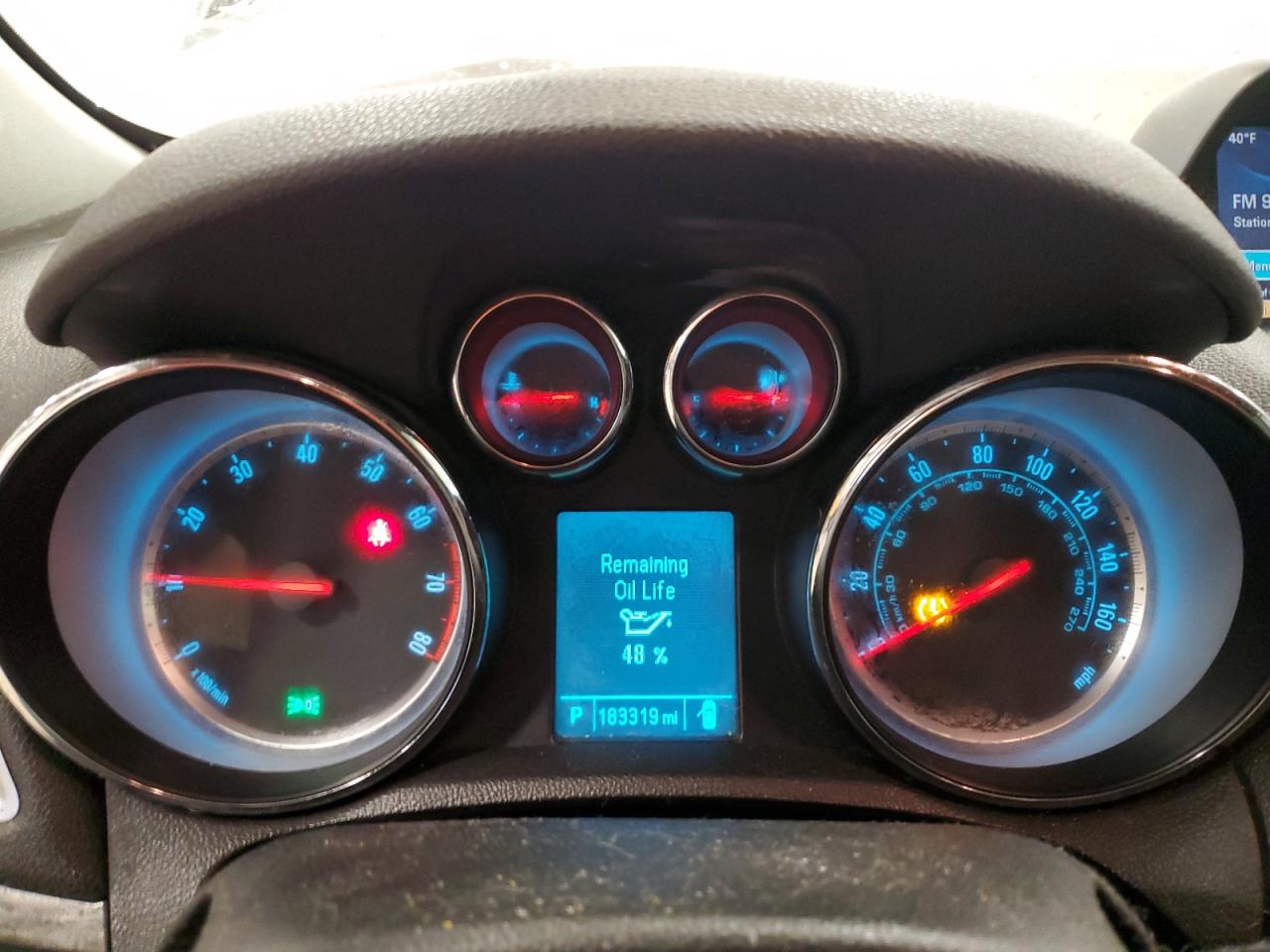2013 Buick Encore VIN KL4CJASB8DB093112 Copart auction photo, mechanical damage thumbnail 9
