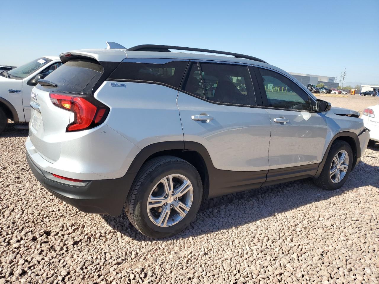2020 GMC Terrain VIN 3GKALMEV6LL314366 Copart auction photo, front end damage thumbnail 3