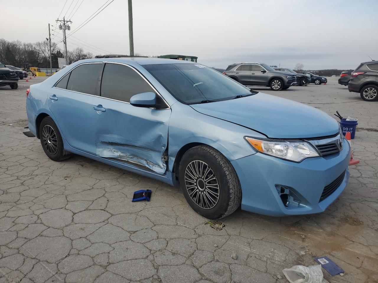 2012 Toyota Camry VIN 4T1BF1FK4CU609395 Copart auction photo, frame damage / side damage thumbnail 4