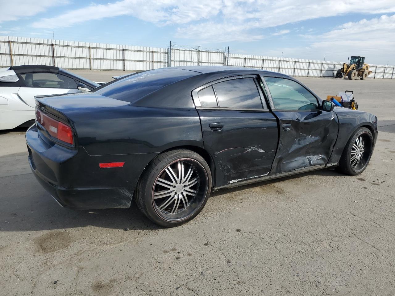 2013 Dodge Charger VIN 2C3CDXBG4DH689051 Copart auction photo, side damage thumbnail 3